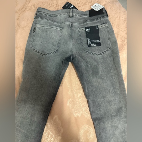 PAIGE Men's Charcoal Slim Jeans - Picture 6 of 7